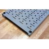 imageWall Control Narrow Pegboard Rack 8in x 32in Orange Metal Pegboard Runner Tool BoardMetallic  Galvanized