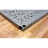 imageWall Control Pegboard 16in x 32in Horizontal Blue Metal Pegboard Tool Board PanelGray