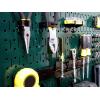 imageWall Control Pegboard 16in x 32in Horizontal Blue Metal Pegboard Tool Board PanelGreen