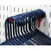 imageWall Control Pegboard 9Inch Reach Extended Slotted Hook Pair  Blue 10ER004 BURed