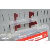 imageWall Control Slanted UHook Accessory U Shaped Slotted Metal Pegboard Hook Pegboard and Slotted Tool Board  Red