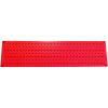 imageWall Control Narrow Pegboard Rack 8in x 32in Orange Metal Pegboard Runner Tool BoardRed