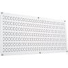 imageWall Control Pegboard 16in x 32in Horizontal Blue Metal Pegboard Tool Board PanelWhite