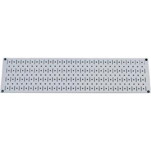 imageWall Control Narrow Pegboard Rack 8in x 32in Orange Metal Pegboard Runner Tool BoardGray