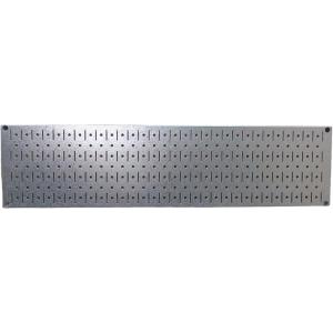 imageWall Control Narrow Pegboard Rack 8in x 32in Orange Metal Pegboard Runner Tool BoardMetallic  Galvanized