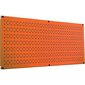 imageWall Control Pegboard 16in x 32in Horizontal Blue Metal Pegboard Tool Board PanelOrange