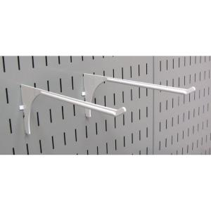 imageWall Control Pegboard 9Inch Reach Extended Slotted Hook Pair  Blue 10ER004 BUWhite