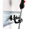 imageWall Control Slotted Pegboard UHook for Wall Control Pegboard Only 4quot Peg Hook Reach 2Hook Pack BlackBlack