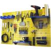 Yellow Pegboard Blue Accessories