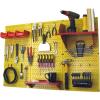 Yellow Pegboard Red Accessories