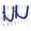 imageWall Control Slotted Pegboard UHook for Wall Control Pegboard Only 4quot Peg Hook Reach 2Hook Pack BlackBlue