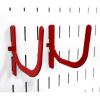 imageWall Control Slotted Pegboard UHook for Wall Control Pegboard Only 4quot Peg Hook Reach 2Hook Pack BlackRed
