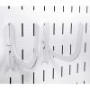 imageWall Control Slotted Pegboard UHook for Wall Control Pegboard Only 4quot Peg Hook Reach 2Hook Pack BlackWhite